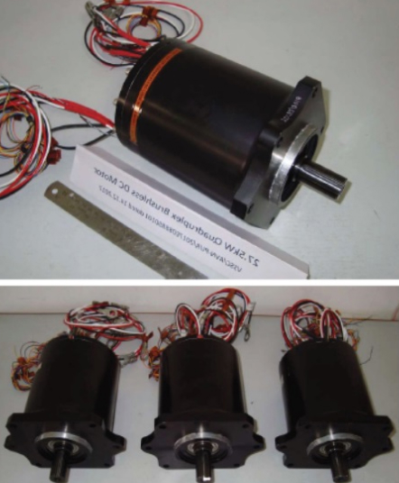 Quadruplex BLDC motor