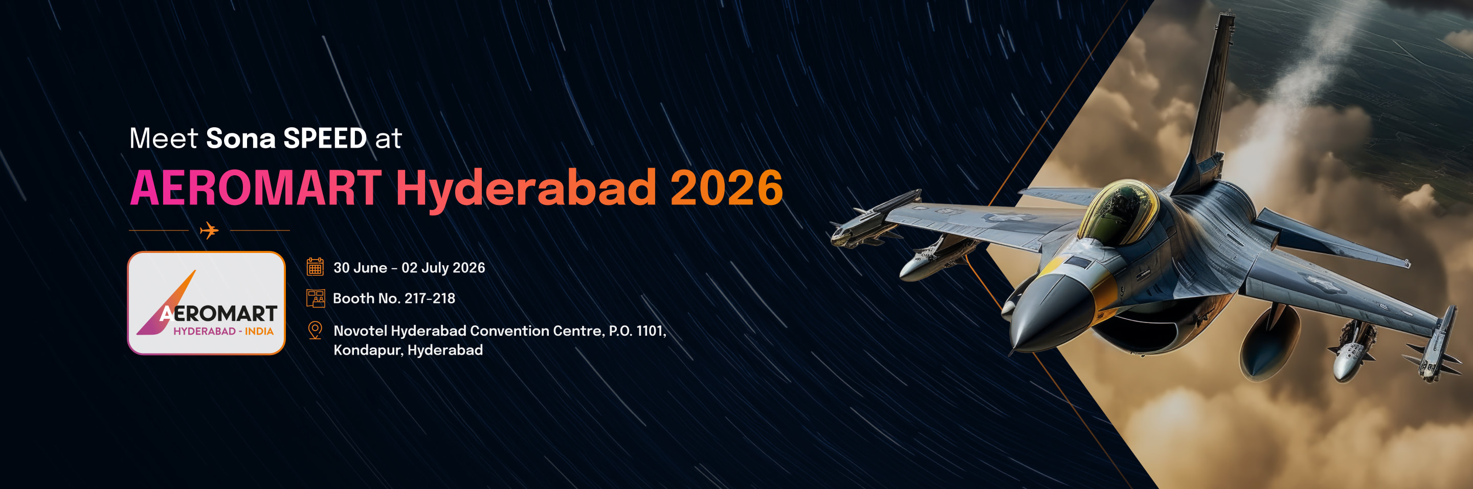 Meet Sona SPEED at AEROMART Hyderabad 2026, 30 June - 02 July 2026 | Hyderabad